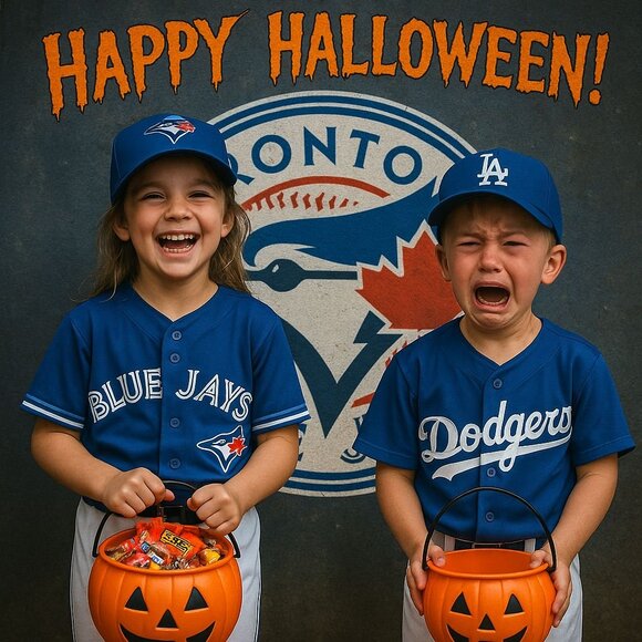 Best costume WINS THE CANDY!!!!!!!! Lets Go BLUEJAYS!!!!!!!!! - Picture 1 of 1